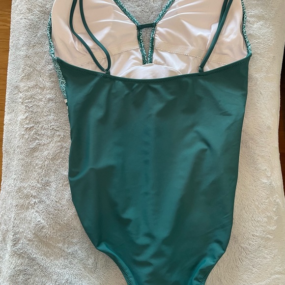 NWT Cupshe Peacock Plunge - Picture 5 of 6